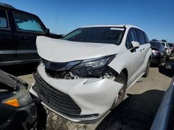 Salvage cars for sale at Martinez, CA auction: 2022 Toyota Sienna XLE