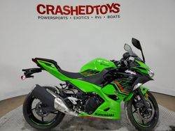 Salvage Motorcycles for sale at auction: 2023 Kawasaki EX400