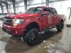 Salvage cars for sale at Ham Lake, MN auction: 2013 Ford F150 Supercrew