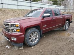 Salvage trucks for sale at Davison, MI auction: 2014 Chevrolet Silverado K1500 High Country