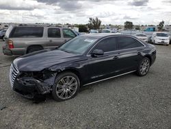 Salvage cars for sale at Antelope, CA auction: 2014 Audi A8 L Quattro