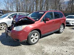 Salvage cars for sale from Copart Candia, NH: 2015 Subaru Forester 2.5I Premium