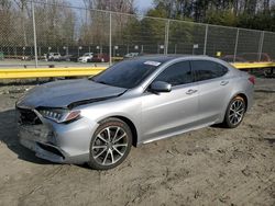 Salvage cars for sale from Copart Waldorf, MD: 2018 Acura TLX Tech