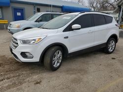 Salvage cars for sale at Wichita, KS auction: 2018 Ford Escape SE