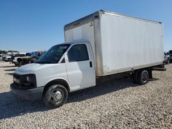 Salvage trucks for sale at New Braunfels, TX auction: 2014 Chevrolet Express G3500