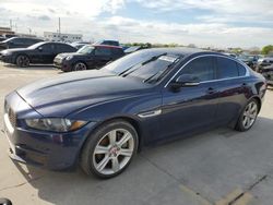 Salvage cars for sale at Grand Prairie, TX auction: 2017 Jaguar XE Prestige