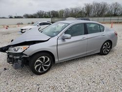 Salvage cars for sale at New Braunfels, TX auction: 2017 Honda Accord EXL