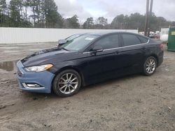 Flood-damaged cars for sale at auction: 2017 Ford Fusion SE