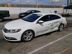 Salvage cars for sale from Copart Van Nuys, CA: 2016 Volkswagen CC Base