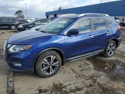 Salvage cars for sale at Woodhaven, MI auction: 2017 Nissan Rogue S