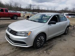 Salvage cars for sale at Marlboro, NY auction: 2016 Volkswagen Jetta S