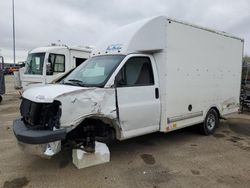 Salvage trucks for sale at Moraine, OH auction: 2018 Chevrolet Express G3500