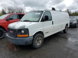 GMC salvage cars for sale: 2004 GMC Savana G3500