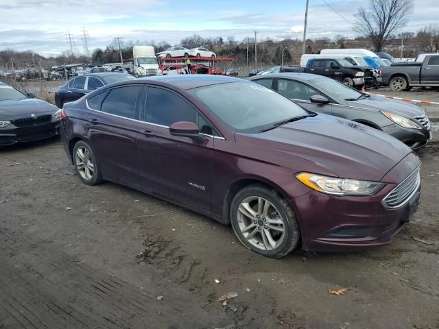 2018 Ford Fusion SE Hybrid