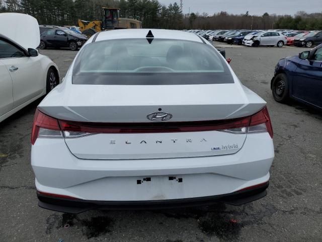 2021 Hyundai Elantra Blue