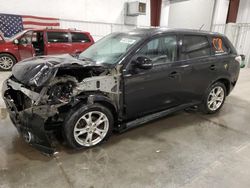 Salvage cars for sale at Avon, MN auction: 2015 Mitsubishi Outlander SE