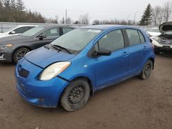 Salvage cars for sale from Copart Ontario Auction, ON: 2007 Toyota Yaris