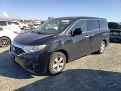Salvage cars for sale at Antelope, CA auction: 2015 Nissan Quest S