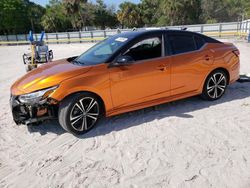 Nissan Sentra SR Vehiculos salvage en venta: 2021 Nissan Sentra SR