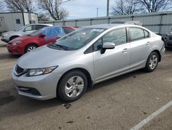 Salvage cars for sale at Moraine, OH auction: 2015 Honda Civic LX