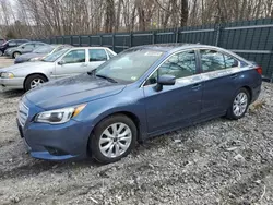 Salvage cars for sale from Copart Candia, NH: 2017 Subaru Legacy 2.5I Premium