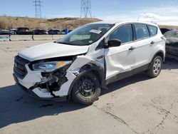 Salvage cars for sale at Littleton, CO auction: 2017 Ford Escape S