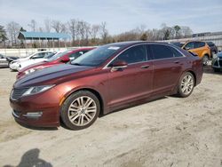 Salvage cars for sale from Copart Spartanburg, SC: 2016 Lincoln MKZ