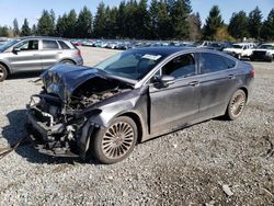 Salvage cars for sale at Graham, WA auction: 2015 Ford Fusion Titanium