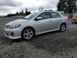 Salvage cars for sale from Copart Graham, WA: 2011 Toyota Corolla Base