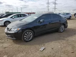 Salvage cars for sale from Copart Elgin, IL: 2013 Honda Civic LX