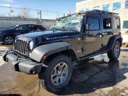 Jeep Wrangler Unlimited Rubicon salvage cars for sale: 2015 Jeep Wrangler Unlimited Rubicon