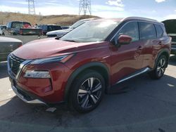 Salvage cars for sale at Littleton, CO auction: 2021 Nissan Rogue Platinum