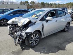 Salvage cars for sale at Exeter, RI auction: 2020 Nissan Versa SV