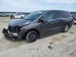 Salvage cars for sale at Houston, TX auction: 2019 Honda Odyssey EX