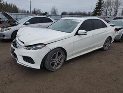 Salvage cars for sale from Copart Bowmanville, ON: 2014 Mercedes-Benz E 250 Bluetec