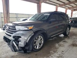 Salvage cars for sale at Homestead, FL auction: 2022 Ford Explorer XLT