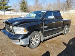 Salvage cars for sale from Copart Davison, MI: 2014 Dodge RAM 1500 Longhorn