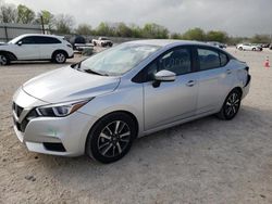 Salvage cars for sale from Copart New Braunfels, TX: 2021 Nissan Versa SV