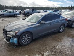 Salvage cars for sale at Harleyville, SC auction: 2017 Infiniti Q50 Base