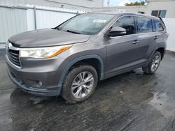 Salvage cars for sale from Copart Opa Locka, FL: 2014 Toyota Highlander LE