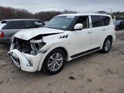 Infiniti salvage cars for sale: 2017 Infiniti QX80 Base