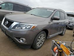 Salvage cars for sale at Brighton, CO auction: 2014 Nissan Pathfinder S