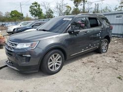 Ford salvage cars for sale: 2018 Ford Explorer XLT