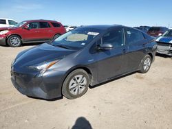 Salvage cars for sale from Copart Amarillo, TX: 2018 Toyota Prius