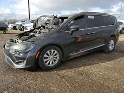 Salvage cars for sale at Woodhaven, MI auction: 2018 Chrysler Pacifica Touring L