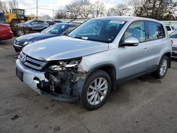 Volkswagen Tiguan S salvage cars for sale: 2014 Volkswagen Tiguan S