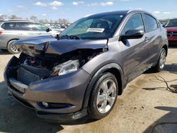 Salvage cars for sale from Copart Pekin, IL: 2017 Honda HR-V EXL