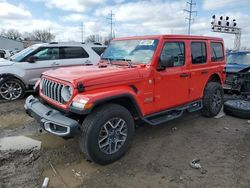 Salvage cars for sale from Copart Columbus, OH: 2024 Jeep Wrangler Sahara