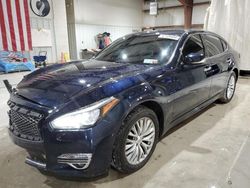 Salvage cars for sale at Leroy, NY auction: 2018 Infiniti Q70L 3.7 Luxe