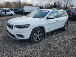 Vehiculos salvage en venta de Copart Chalfont, PA: 2020 Jeep Cherokee Limited